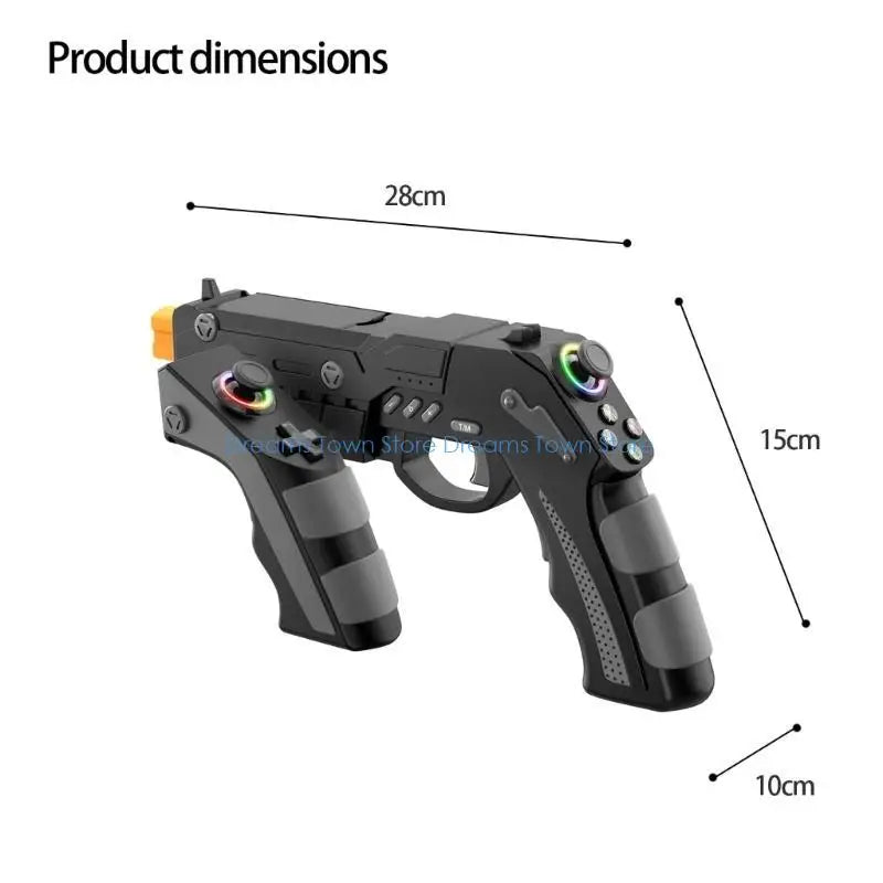 Suporte Traseiro Ergonômico HX6A para Nintendo Switch 2 | Acessório Gamepad com Liberação Rápida