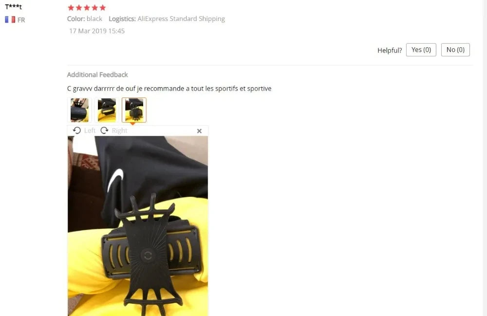 Pulseira Porta-Celular Esportiva 360° – Suporte Universal para Corrida, Ciclismo e Caminhada