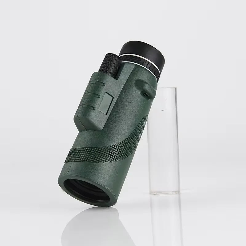 Monocúlar Portátil HD 5000M com Zoom 80x – Telescópio Dobrável para Caça, Camping e Viagem