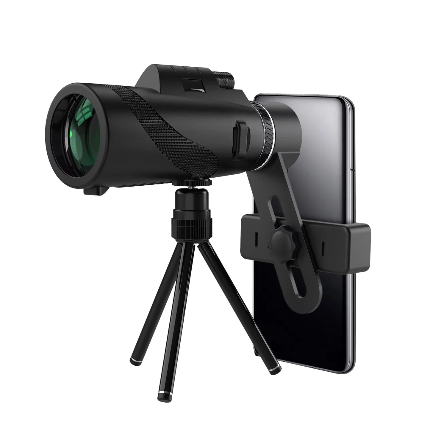 Monocúlar Portátil HD 5000M com Zoom 80x – Telescópio Dobrável para Caça, Camping e Viagem