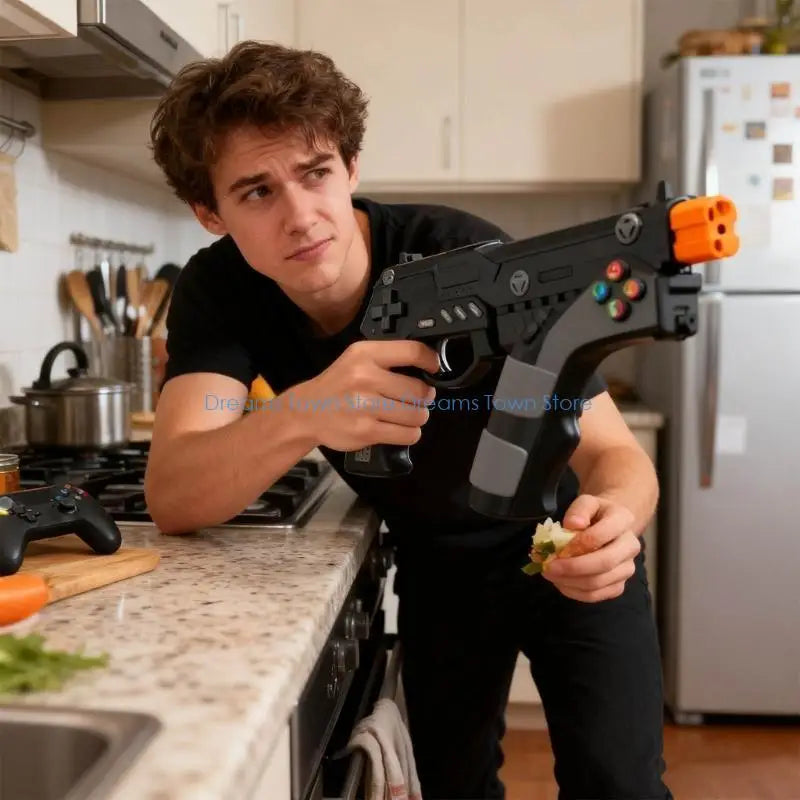 Suporte Traseiro Ergonômico HX6A para Nintendo Switch 2 | Acessório Gamepad com Liberação Rápida