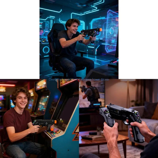 Suporte Traseiro Ergonômico HX6A para Nintendo Switch 2 | Acessório Gamepad com Liberação Rápida